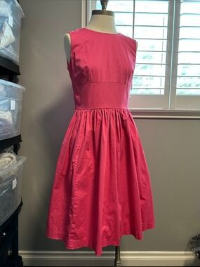 Isaac Mizrahi For Target Pink Sleeveless Midi Dress